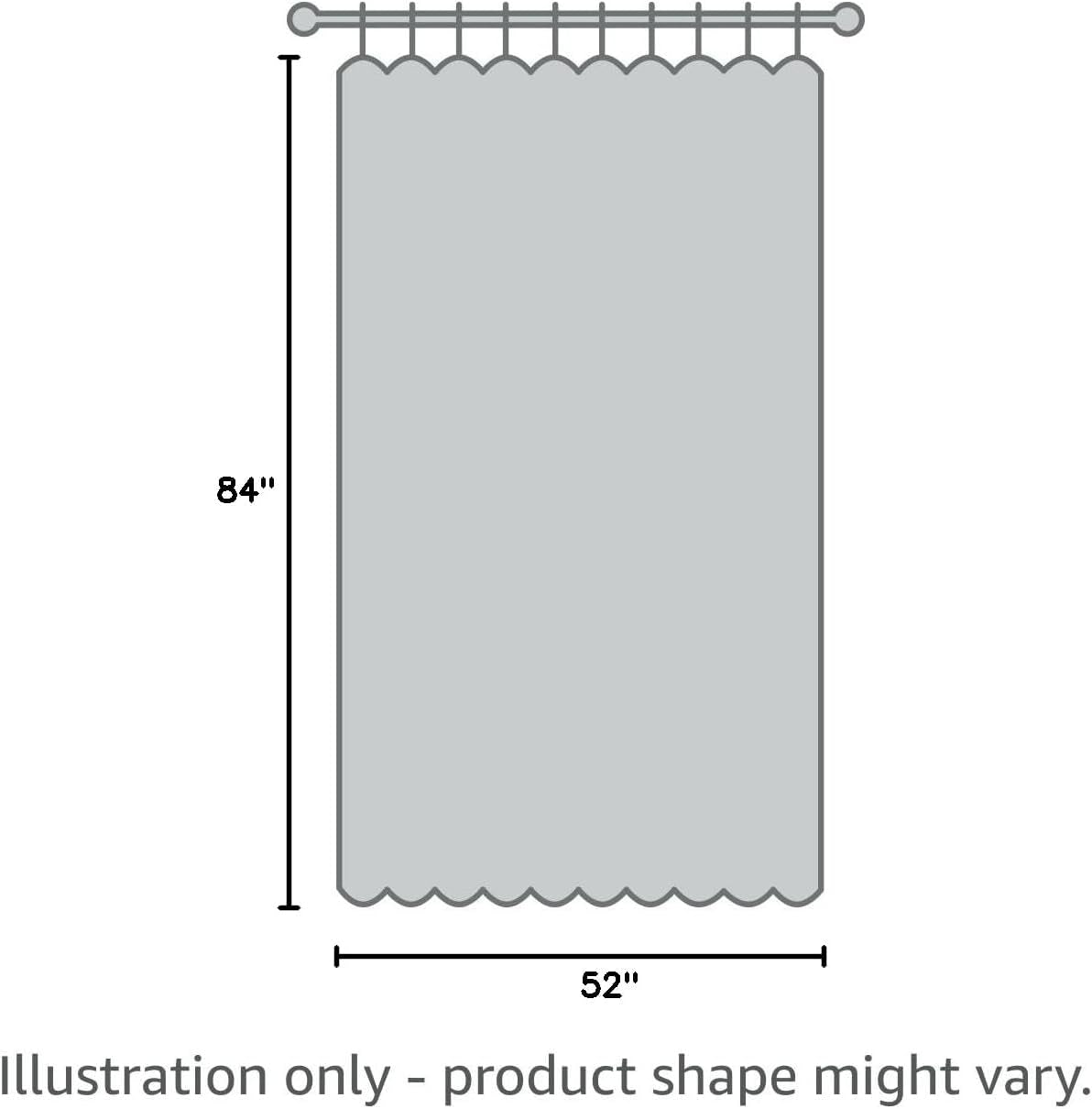 Blackout Window Curtain Panels, Cold and Light Blocking Drapes with White Liner for Nursery, 84 Inches Drop Thermal Insulated Draperies (2 Pieces, 52 Wide Each Panel, Mallard Blue)