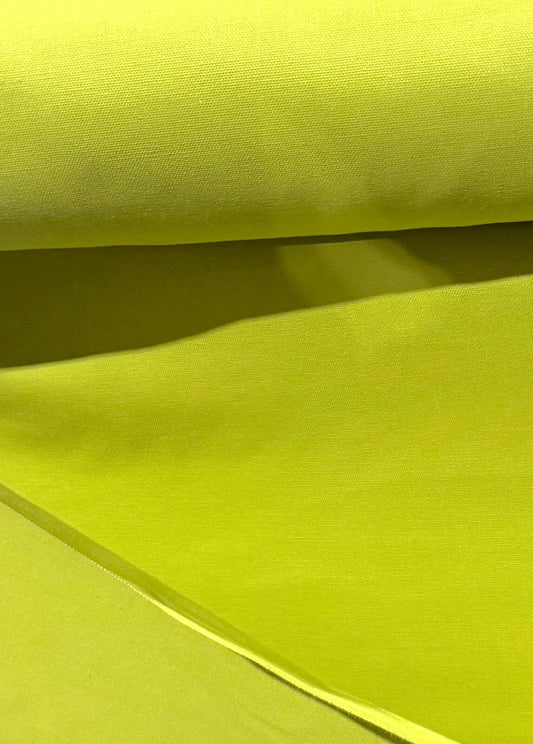 CANVAS FABRIC 100% COTTON MADE in USA COLOR KIWI GREEN 7 OZS 56" WIDE by YARD
