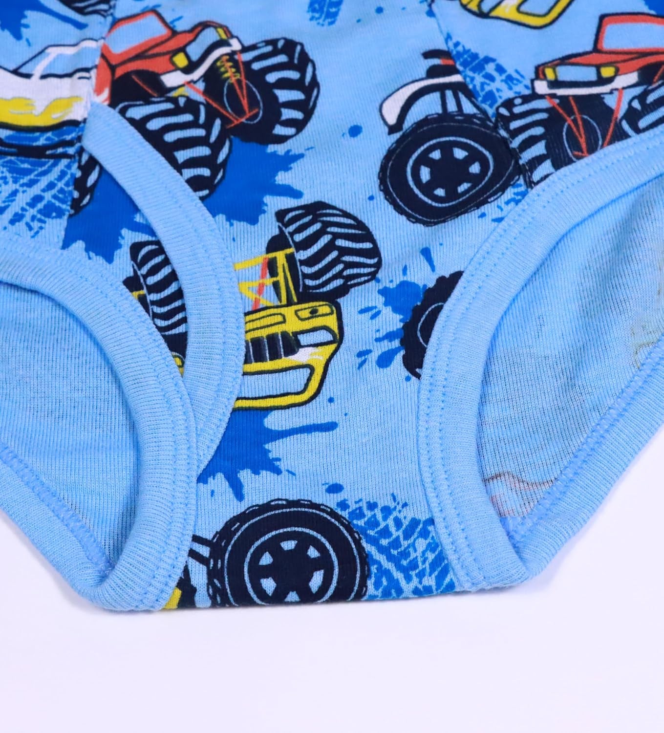 100% Cotton Little Boys Briefs Soft Dinosaur Truck Toddler Underwear