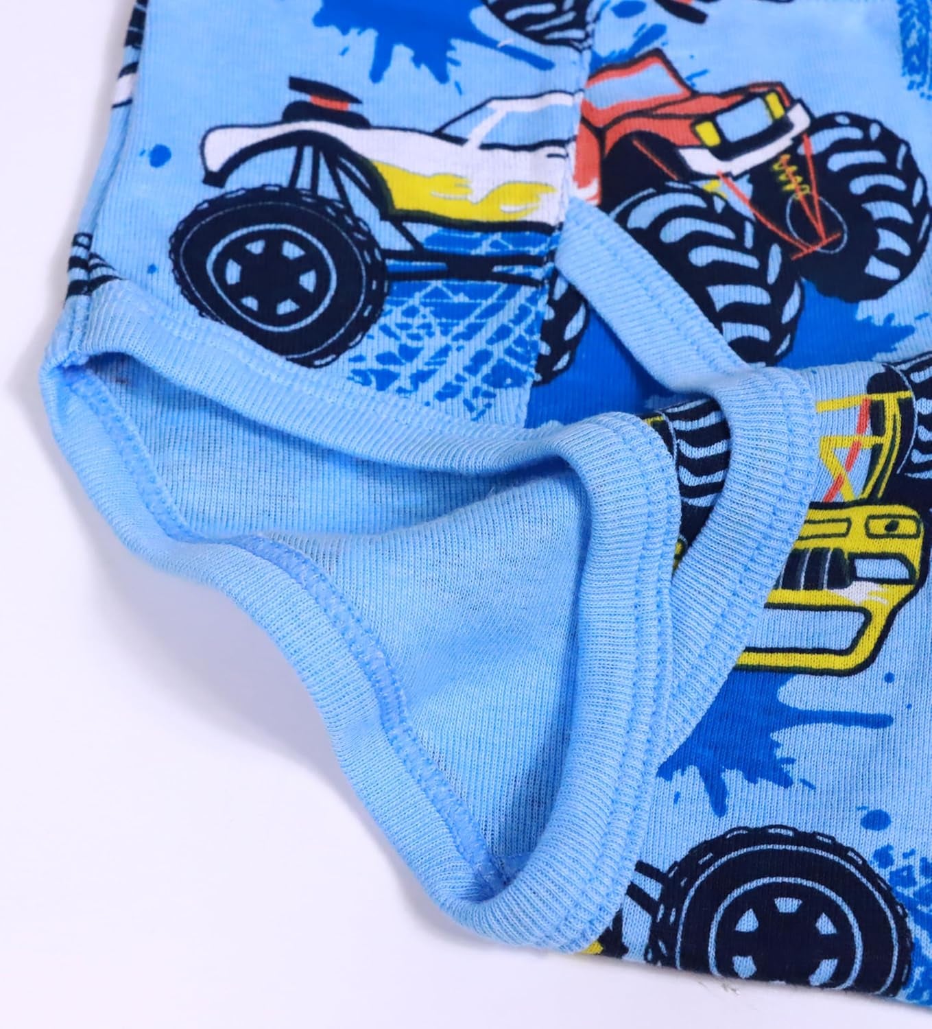 100% Cotton Little Boys Briefs Soft Dinosaur Truck Toddler Underwear