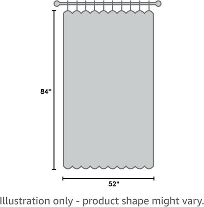 Blackout Window Curtain Panels, Cold and Light Blocking Drapes with White Liner for Nursery, 84 Inches Drop Thermal Insulated Draperies (2 Pieces, 52 Wide Each Panel, Mallard Blue)