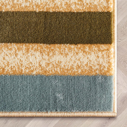 Barclay Arcs & Shapes Ivory Modern Geometric 5'3" X 7'3" Area Rug