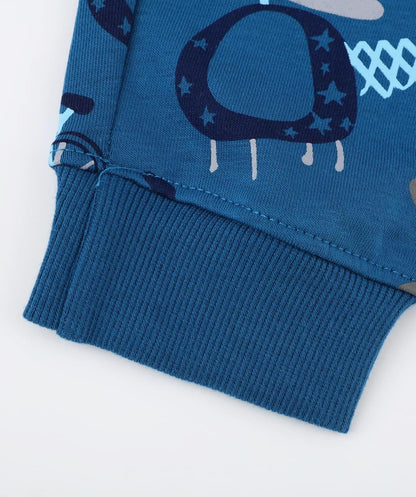 2 Pack Boys Drawstring Sweatpants Cute Pattern Cotton Sport Jogger Pants