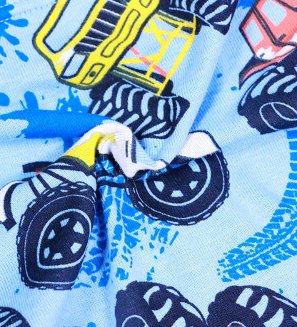 100% Cotton Little Boys Briefs Soft Dinosaur Truck Toddler Underwear
