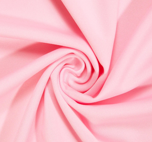 JERSEY KNIT 100% ORGANIC COTTON FABRIC 8.2 OZS. 72" WIDE COLOR BABY PINK BTY